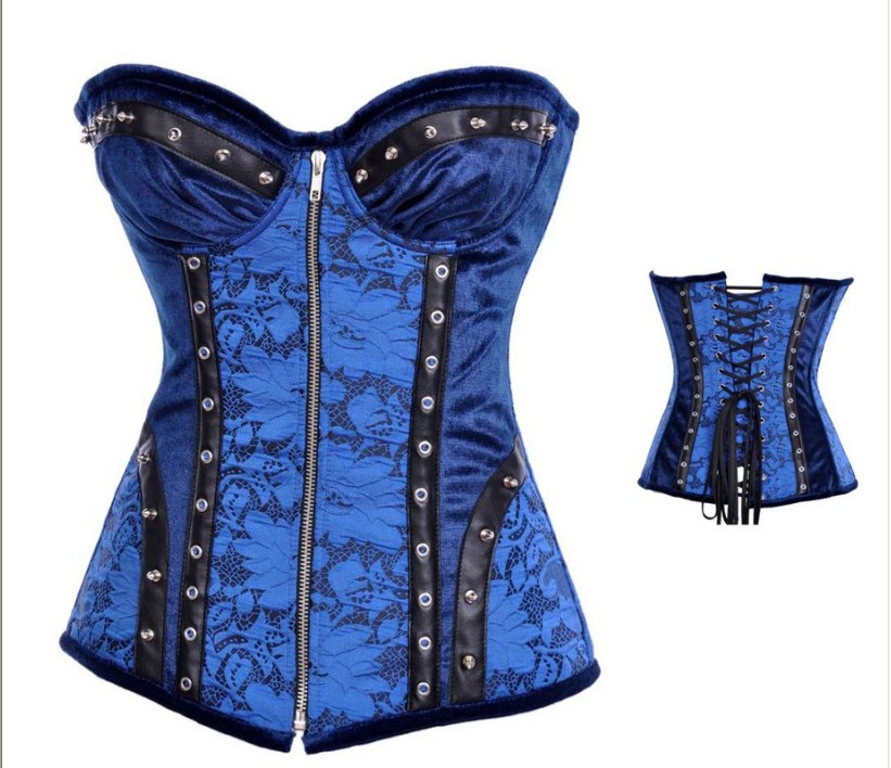 Dark Blue Corset